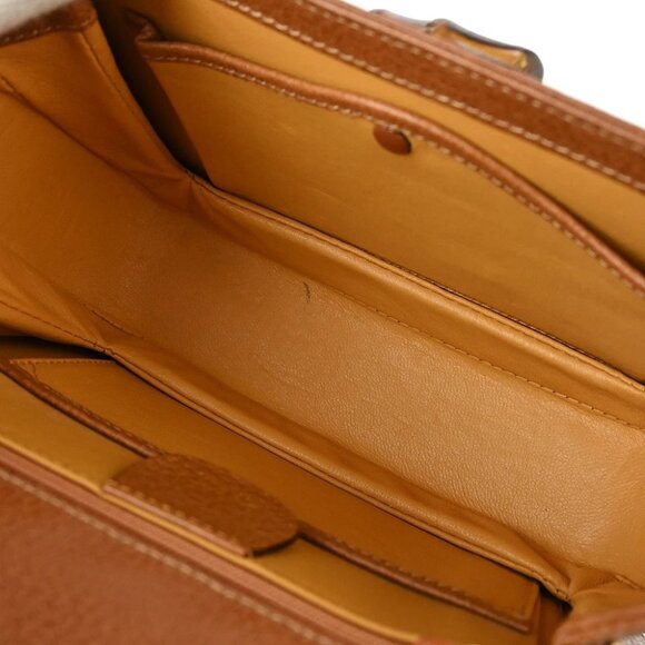 Gucci Brown Bamboo 2way Handbag - Picture 10 of 11